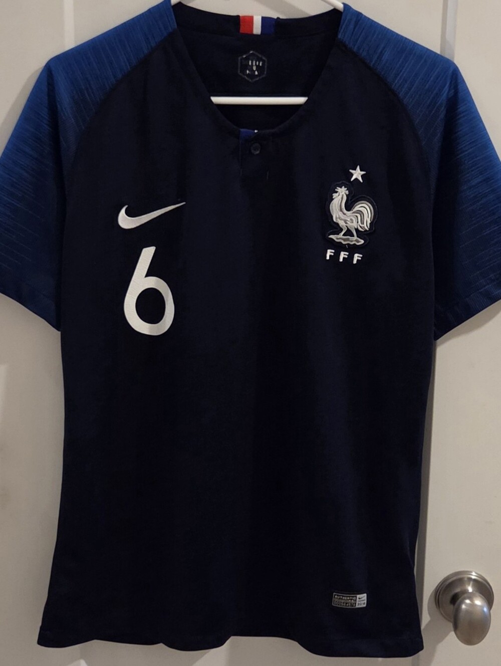 Nike France 2016 National Team Soccer Jersey #6 Paul Pogba - Size Medium  724614